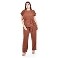thumbnail image 1 of Set de tela ligera Roman Fashion /Tallas Extras, 4354 (Chedron) cafe 36, 1 of 6