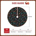 thumbnail image 2 of Fotbe Multi-Colored Stars Pattern Christmas Tree Skirt, Tree Skirts Plush Christmas Decorations, Christmas Tree Skirts Xmas Decorations Holiday Party Decor-36", 2 of 6