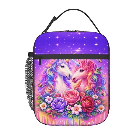 Unicorn Fantasy Art Lunch Bag Portable Thermal Lunch Box for Men and Women