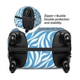 thumbnail image 5 of Multi-Size Suitcase Protective Cover Full Range Double Stitching Invisible Zipper For Travel Business Zebra Print Style Lightblue_2 X-Large, 5 of 8