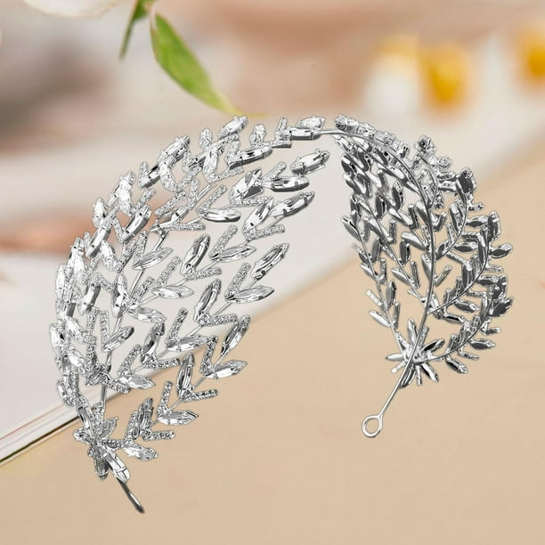 Diadema nupcial Macarena corona de diamantes de imitación para boda