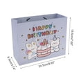 thumbnail image 3 of Unique Bargains Cartoon Rabbit Gift Bags Set of 4 Purple, 3 of 5