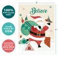 thumbnail image 4 of Tree-Free Greetings Christmas Greeting Card, 5x7, Believe in Magic (GO65382), 4 of 6