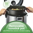 thumbnail image 4 of Hamilton Beach Digital MultiCooker, 20 Cup Rice Cooker, Slow Cooker, Steamer Sauté, Hot Cereal, Soup, & More, 4 of 8