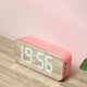 thumbnail image 1 of Altavoces Bluetooth Portátil Inalámbrico Exterior Estéreo Bajo Digital LED Reloj Despertador Snooze con USB para Dormitorio, Despertadores para Oficin Rosa Baoblaze Relojes de alarma, 1 of 8