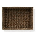 thumbnail image 6 of Casafield (Set of 2) Water Hyacinth 12-1/2"x17"x8" Pantry Baskets w/ Chalkboard Labels and Marker - Espresso, Woven Storage Bins for Kitchen Shelves, 6 of 7