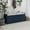 Antique Navy, variant on Royard Oaktree Storage Bench for Entryway, Shoe Bench with Lift Top Storage and 3 Shutter-shaped Doors, Wood Foyer Bench with Shoe Organizer and Cushion for Hallway Mudroom Living Room, Gray Wash