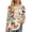 Multicolor, variant on SHE IS Womens 3/4 Sleeve Tops, Floral Shirts for Women 2025 Womens Long Sleeve Tops Dressy Casual White 3/4 Length Sleeve Womens Tops Plus Size Fall Loose Fitting Basic Tees for Women
