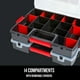 thumbnail image 5 of Organizador de herramientas CRAFTSMAN CMST60944M, paquete de 2 con 14 compartimentos, 5 of 6