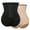 Black,Beige,2 Pack, variant on MISS MOLY Womens Firm Tummy Control Panties Postpartum Compression Shapewear Belly Slimming Underwear