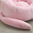 thumbnail image 3 of Sofá en forma de gato con tai largo Sofá de bolsa de frijol para adultos sin instalación Adecuado para varios entornos como sala de estar, dormitorio, 3 of 5