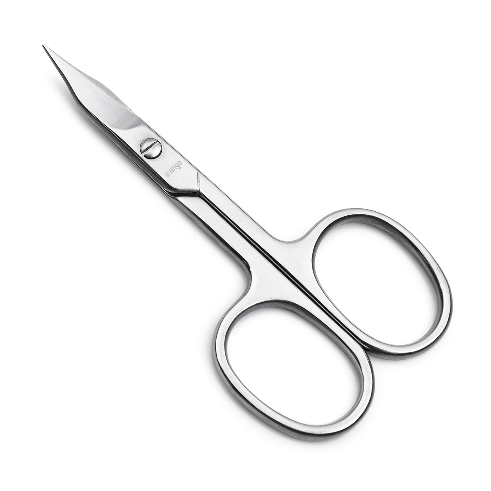 LIVINGO Manicure Cuticle Nail Scissors, Small Sharp Curved Blade Beauty Grooming 3.5 inch