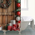 thumbnail image 4 of Merry Christmas Bath Curtain,Christmas Rustic Farmhouse Bathroom Curtain Elegant Shower Curtains for Dorm Bathroom Decor Christmas, 4 of 5