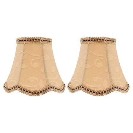 2X Table Lamp Shade Fabric Cloth Clip on Light Shades Cover Drum Lampshade Bulb for Floor Home