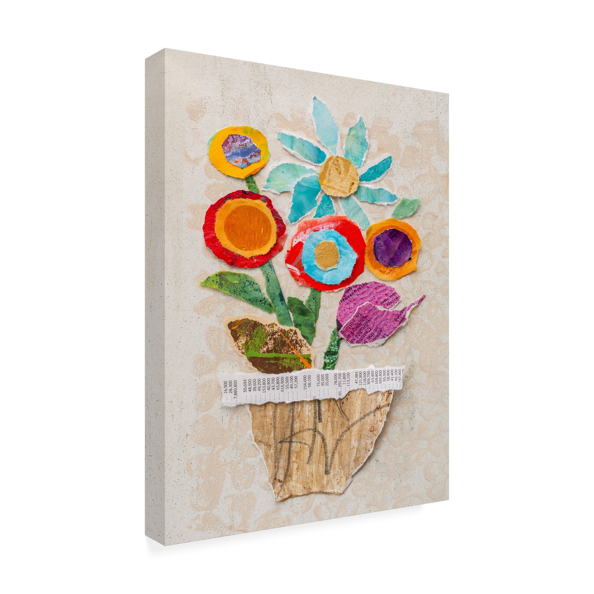 Trademark Fine Art 'Flower Pot II' Canvas Art by Elizabeth St. Hilaire