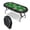 green, variant on Gaderth 8 Player Oval Poker Table Foldable, 72" Poker Game Tables with Storage Bag, Collapsible Legs, Padded Rails & Cup Holders, Portable Folding Game Table for Texas Holdem and Blackjack