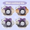 thumbnail image 6 of 12V 2-in-1 Electric Wiggle Car for Kids Ages 3-8, Ride On Toy with Bluetooth, LED PU Wheels, Wide Foot Platform, 66 lbs, Purple, 6 of 7