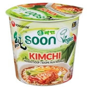 Soupe aux nouilles en tasse Nongshim à saveur de kimchi pour végétalien