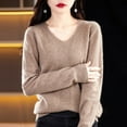 thumbnail image 4 of EDFBUYKRS Female Sweaters Women's Roll Neck Sweater with Long Sleeves, Midweight Fall Sweater Xxl, 4 of 4