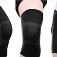 thumbnail image 3 of 2pcs Breathable Basketball Football Sports Kneepad High Elastic Volleyball Knee Pads, Xl & L, 3 of 5