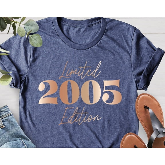 21st Birthday Shirt Custom Any Age Birthday Shirt Gift For 2005 Birthday 21st Birthday Gif