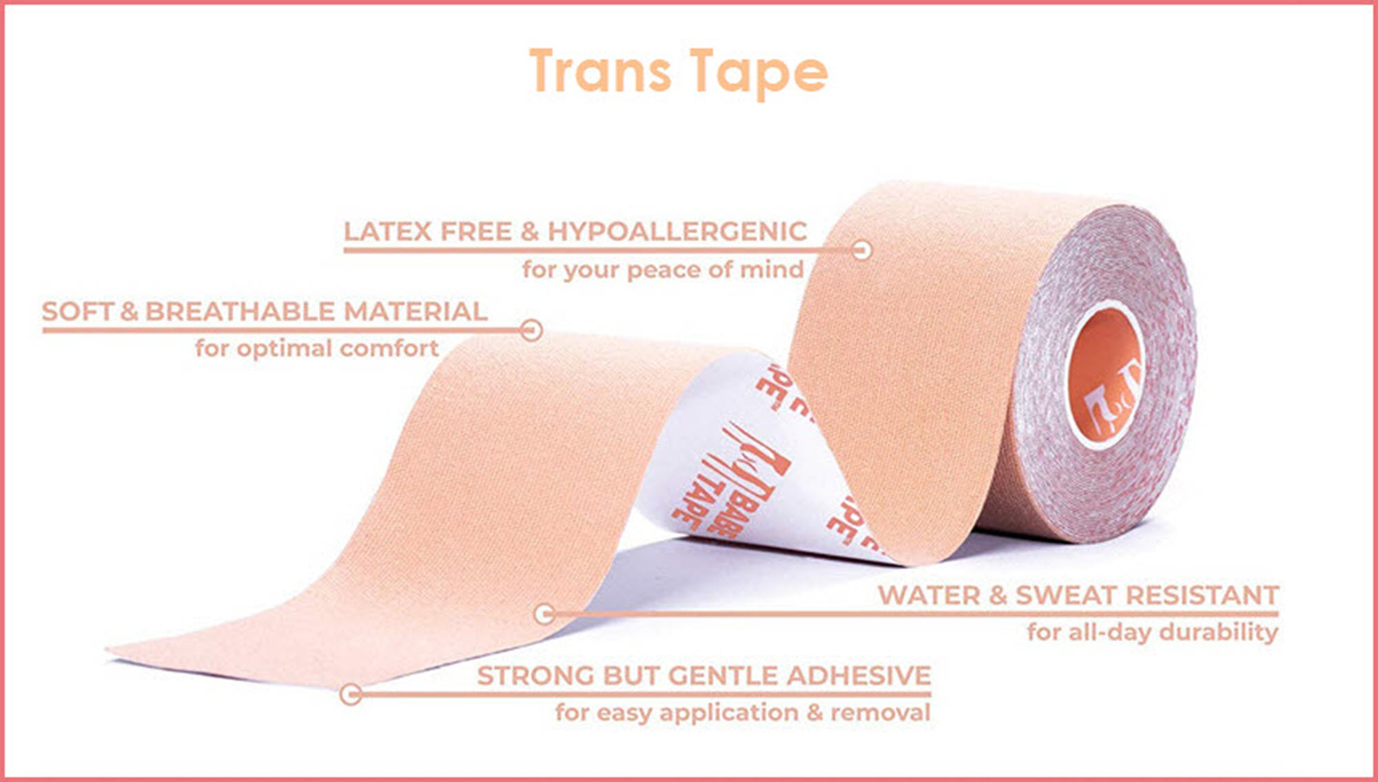 Trans Tape for FTM Chest Binding - image 2 of 6