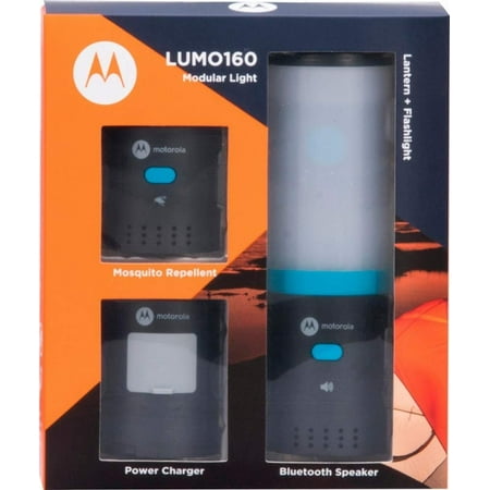 Motorola Outdoor Lumo160 Lantern + Flashlight + Bluetooth Speaker