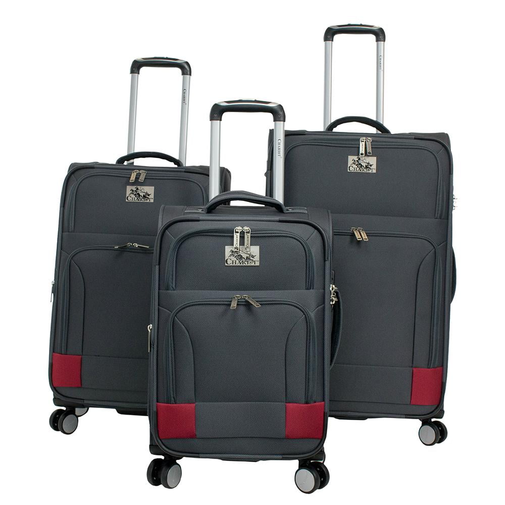 Chariot Travelware Naples 3-Piece Luggage Set - Walmart.com
