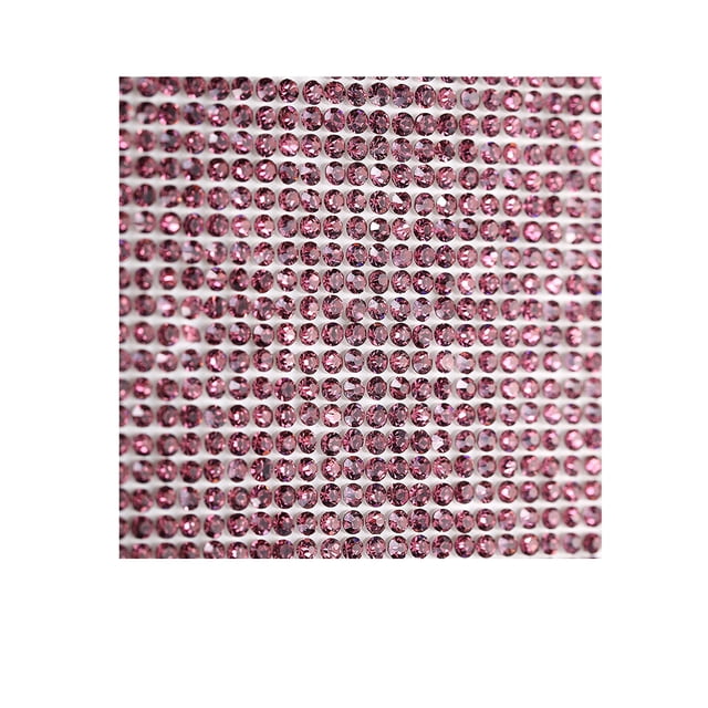 Billuyoard Cinta de diamantes de imitación de cristal, accesorios de ropa, pegatina, práctico con apariencia de brillo, púrpura claro, 6 pegamento de Type2 NO2 Billuyoard HA059970-45B