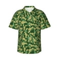 thumbnail image 6 of KLL Men's Hawaiian Shirt Short Sleeve Button Down Beach Shirts-Crayfish Army, 6 of 6