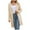 Beige, variant on Ozmmyan Women's Fashion Jacket Cardigan Pocket Medium And Long Term Outwear Long Sleeve Coat