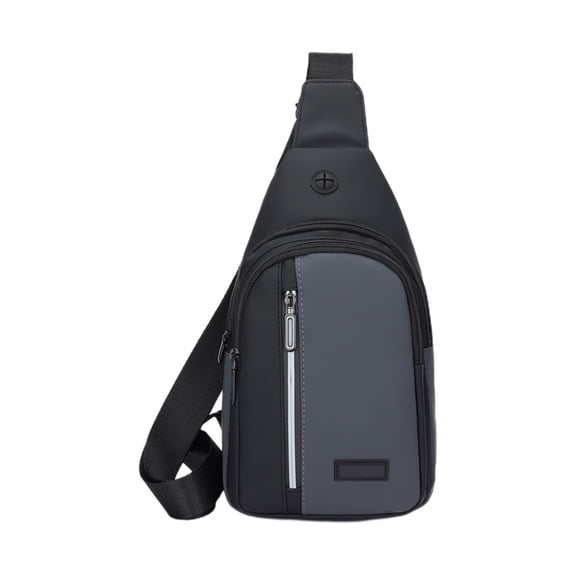 Leodye 1PCS Unisex Waterproof Crossbody Sling Bag Multi-functional Portable Daily Use Hiking Travel Chest Backpack -11.8x6.7in