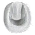 thumbnail image 4 of HGIEYS Kids Cowboy Hat Sparkly Glitter Neon Cowgirl Hats Bulk Holographic Space Hat for Western Cowboy Party 3-9 Years, 4 of 6
