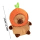 thumbnail image 5 of Sombrero naranja desmontable, muñeca capibara, juguete para niñas, 5 of 6