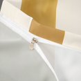 thumbnail image 4 of Homewish Modern Geometric Stripe Bedding,Gray Gold White Duvet Cover Full,Light Gray Reversible,3-Piece,1 Duvet Cover and 2 Pillowcases, 4 of 6