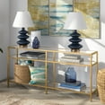 thumbnail image 2 of Evelyn&Zoe Sivil 64" Wide Rectangular Console Table, Brass, 2 of 5