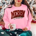 thumbnail image 6 of Bzhegqhd Women's Sweatshirts Christmas Graphic Crewneck Long Sleeve Pullover Top Loose Fit Casual Soft Plush Holiday Print Fall Fashion Cozy Loungewear Streetwear, 6 of 9