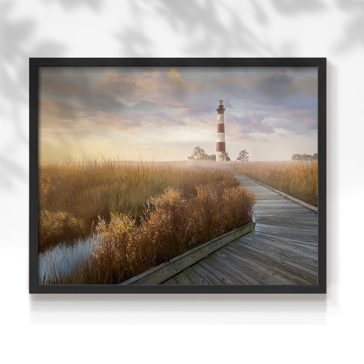 Private Path I by Mike Calascibetta - Restickable Framed Giclée Print