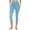 Light Blue, variant on Womens Workout Capri Leggings with Pockets High Waist Tummy-Control Capris Butt-Lifting Yoga Legging Pants Purple, 3XL