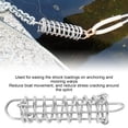 thumbnail image 4 of Boat Anchor Mooring Spring, Impact Resistant Stainless Steel Flexible Marine Anchor Dock Snubber Spring Reduce Stress  for Ship Yachts, 4 of 7