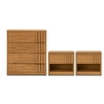 thumbnail image 1 of Set de Cajonera y 2 Buros Qatar - Natural, 1 of 5