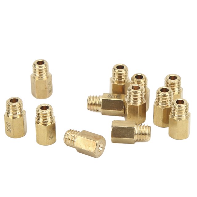 Boquilla principal del carburador 12 piezas Kit de chorro principal del carburador 90-200 boquillas de metal para Mikuni VM TM TMX ANGGREK Otros