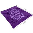 thumbnail image 4 of Ultimate Comfort Year-Round Super Soft Text Flannel Throw Blanket, Breathable & Warm, Great for Sofa, Chair or Bedroom Decor, Beautiful & Practical, 50x60 Inches, 4 of 5
