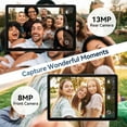thumbnail image 4 of (Open Box) 2024 Latest 10in Android 12 Tablet 8gb RAM 128gb ROM FHD IPS Screen 8-Core T610, 5G Wifi Tablet with Keyboard,13MP+8MP, 1TB Expand, Gray, 4 of 10