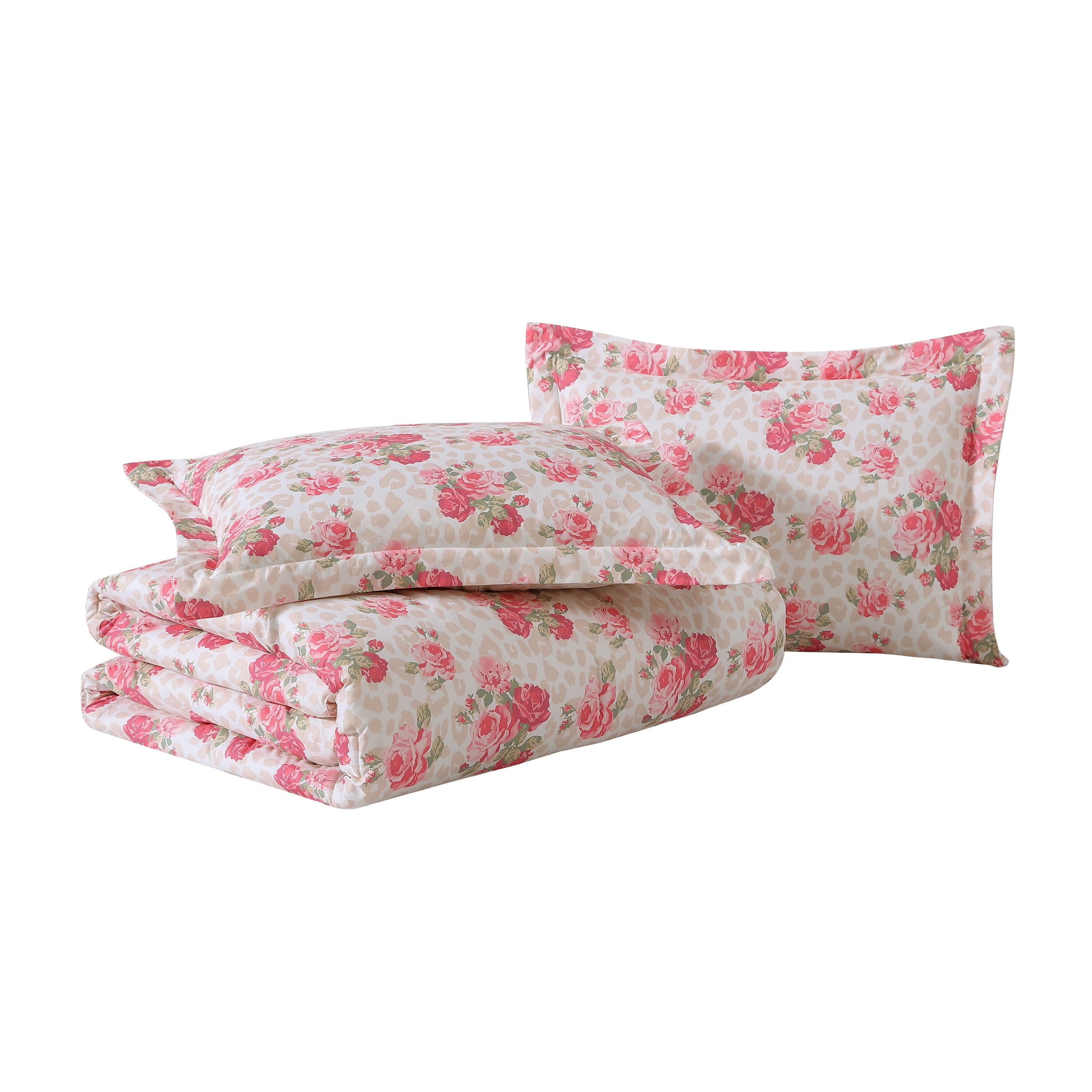 Betsey Johnson Wild Love Pink Twin Comforter Bonus Set