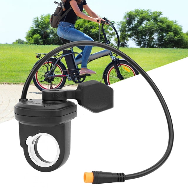 Acelerador de Pulgar de Bicicleta e Conector Impermeable, Acelerador de Pulgar de Bicícleta Eléctrica, Alta Confiabilidad para Ciclistas Ciclistas Bicicltas Eléctricas Acesorios