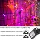 thumbnail image 3 of Luces moradas y naranjas de halloween, LED de Halloween con temporizadores conectados, 8 modos de luces de Halloween al aire libre, mini enchufes para espeluznantes decoraciones al aire libre, 3 of 5