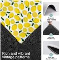 thumbnail image 3 of Yellow Lemon Fruit Slices White Pattern Kitchen Rugs Sets Of 3,Kitchen Runner Rugs Non Skid Washable,Decorative Kitchen Floor Mats for Kitchen,Sink,Laundry,17"x30"+ 17"x47" + 17"x59", 3 of 6