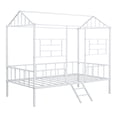 thumbnail image 3 of Furniture of America Trusten Kids House Design White Twin Loft Bed, 3 of 6