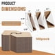 thumbnail image 2 of 100Pack Adjustable Cardboard Corner Protectors, Fit 1In,1.5In and 2.1In Frames,Corner Protectors for, 2 of 5